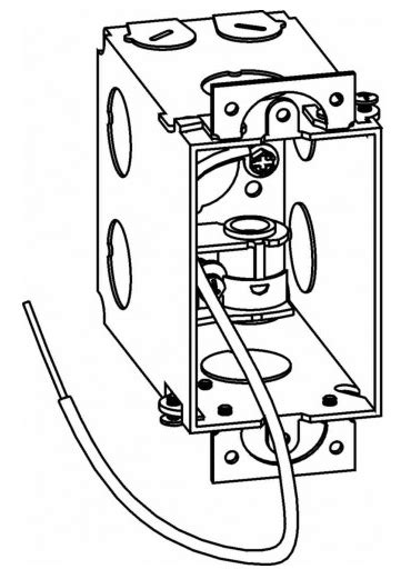 new-work single-gang steel switch box with clamps for mc|Orbit Industries GDB.